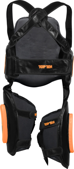 Scut protectie lovituri "Bodyguard SlimFit" - negru-portocaliu [2]