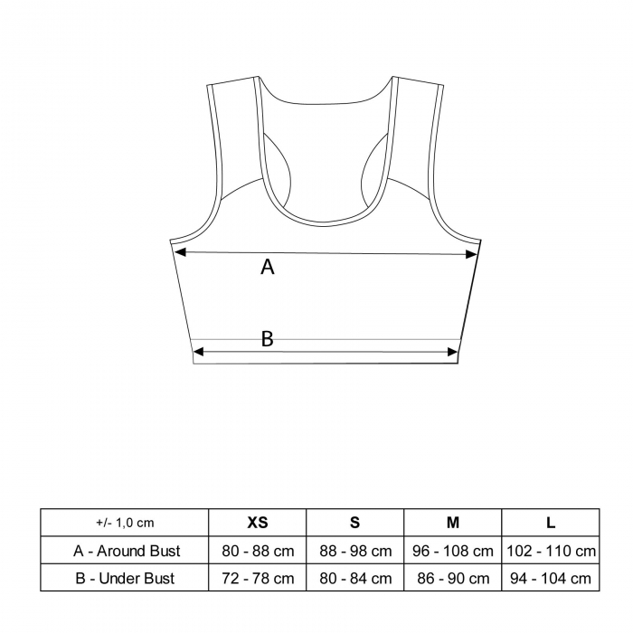Maieu protectie piept “Maxi” (cu insertie), Top Ten, Alb, XS [6]