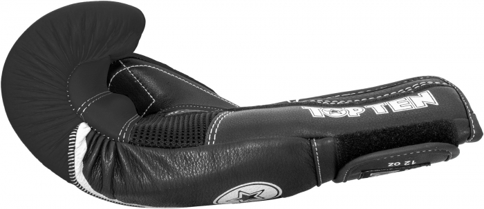 Manusi box 4select din piele, Top Ten, Negru, 16 oz [3]