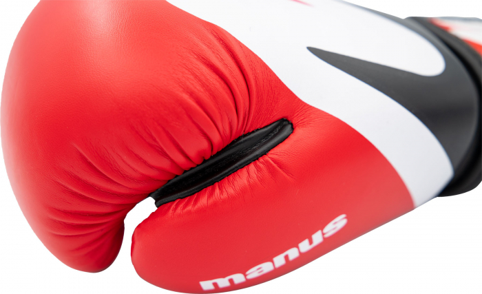 Manusi box "Wave", Manus, Rosu-Negru, 8oz Taietura Kids [5]