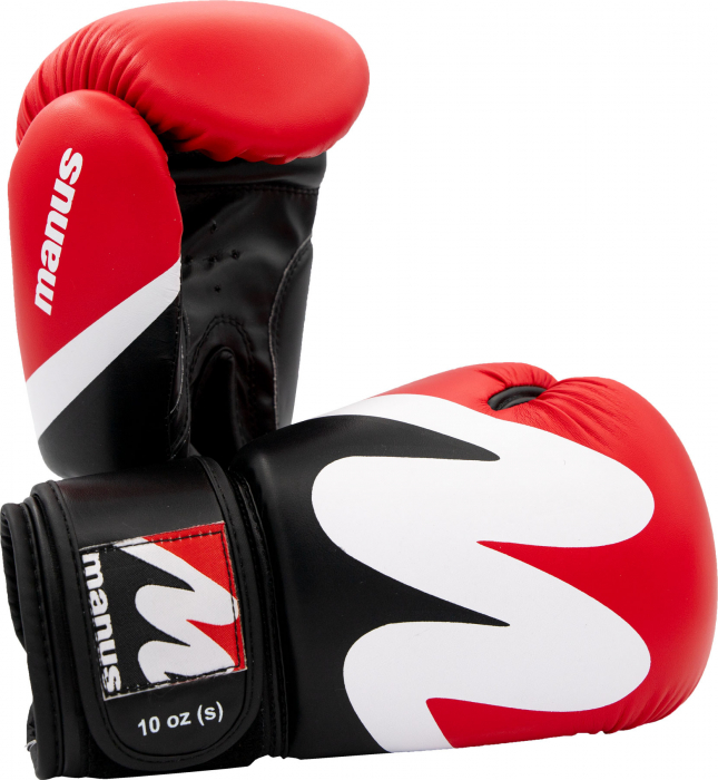 Manusi box "Wave", Manus, rosu/negru, 10 Oz Standard [4]