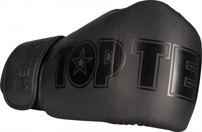 Mănuși de box "Black'n'Black", Top Ten, Negru, 14oz [5]