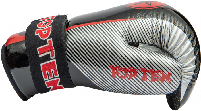 Manusi de box "Star & Stripes", Top Ten, Negru-Argintiu, L [4]
