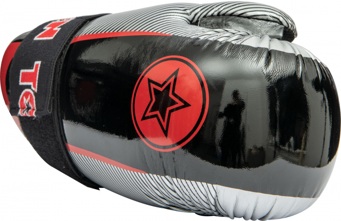 Manusi de box "Star & Stripes", Top Ten, Negru-Argintiu, L [3]