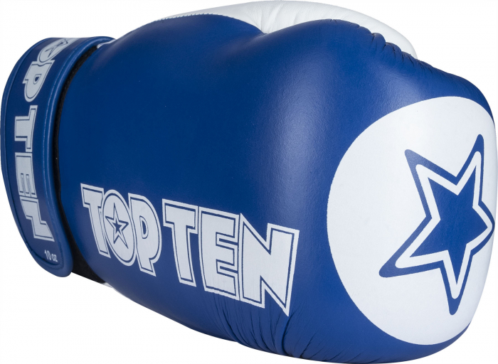 Manusi de box "STAR XLP", aprobate WAKO , Top Ten, Albastru, 10 oz [5]