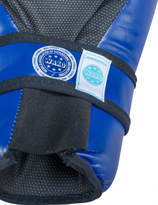 Manusi de kick-boxing, "Point Fighter", aprobate WAKO, Top Ten, Albastru, L [2]