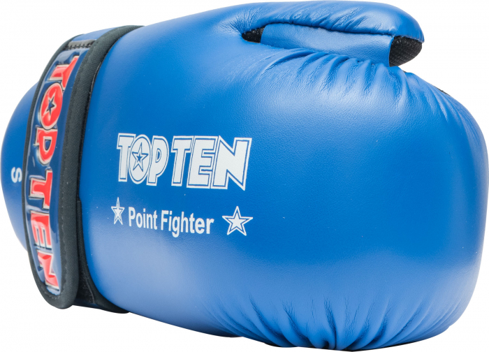 Manusi de kick-boxing, "Point Fighter", aprobate WAKO, Top Ten, Albastru, L [3]