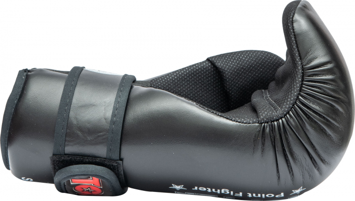 Manusi de kick-boxing, "Point Fighter", aprobate WAKO, Top Ten, Negru, XS [6]
