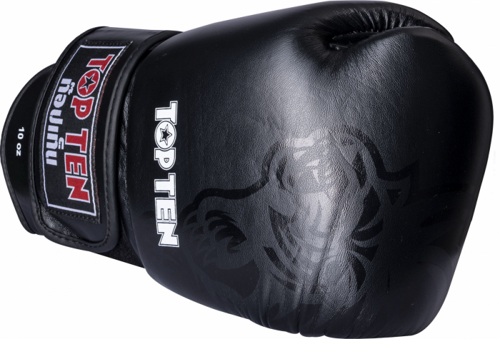 Manusi de sparring IFMA, „Ajarn”, Omologate IFMA, Top Ten, Negru, 14 OZ [3]