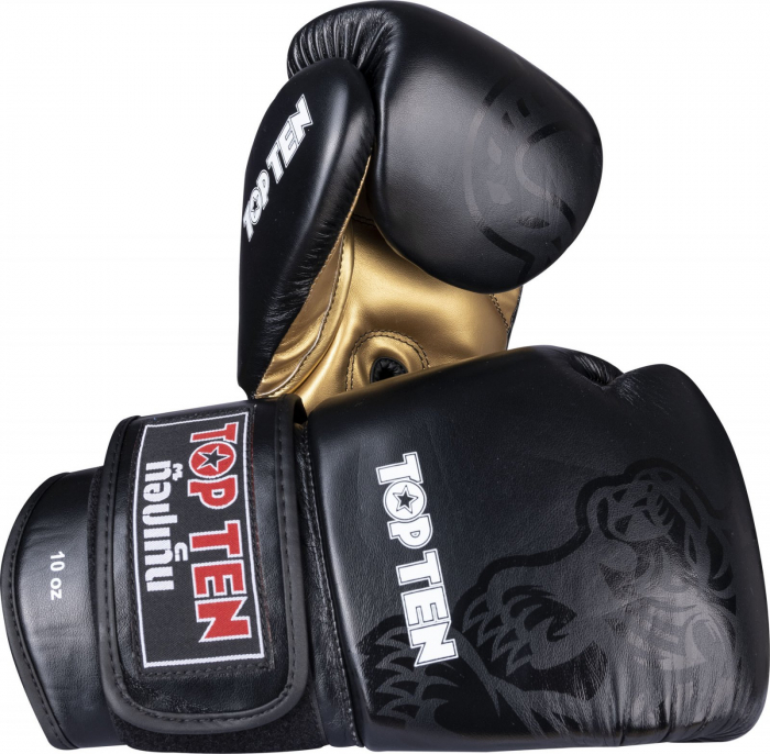 Manusi de sparring IFMA, „Ajarn”, Omologate IFMA, Top Ten, Negru, 14 OZ [1]