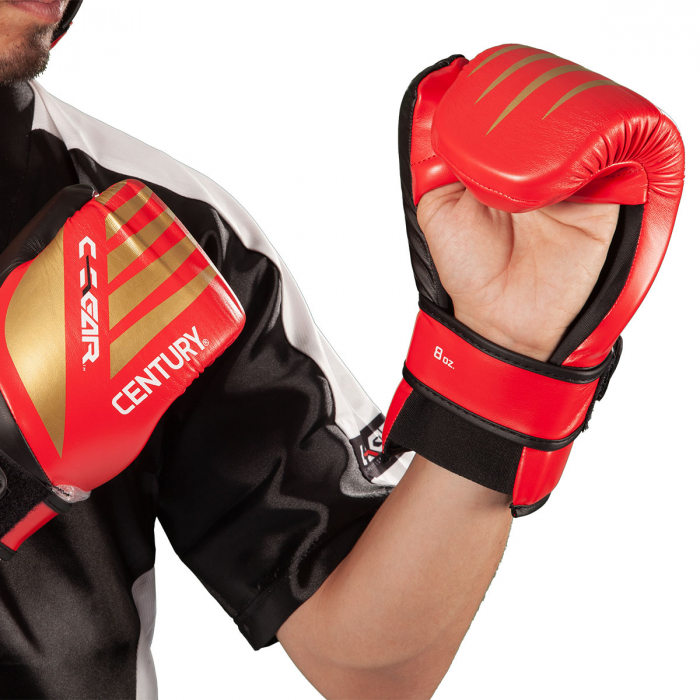 Manusi Point Fighting C-GEAR Integrity aprobate WAKO, Century, Rosu/Auriu, S [2]