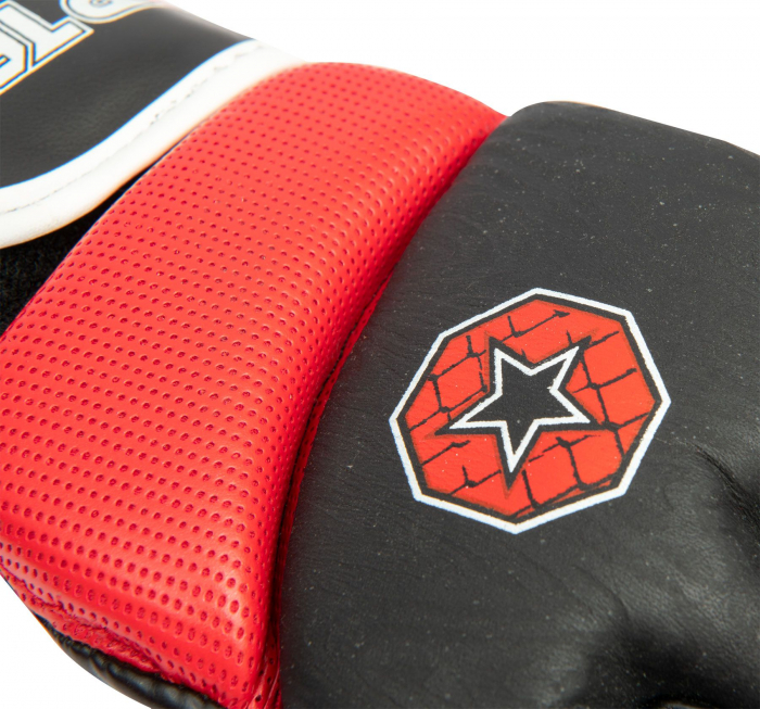 Manusi de MMA Ultimate Fight, Top Ten, Rosu-Negru, S [11]