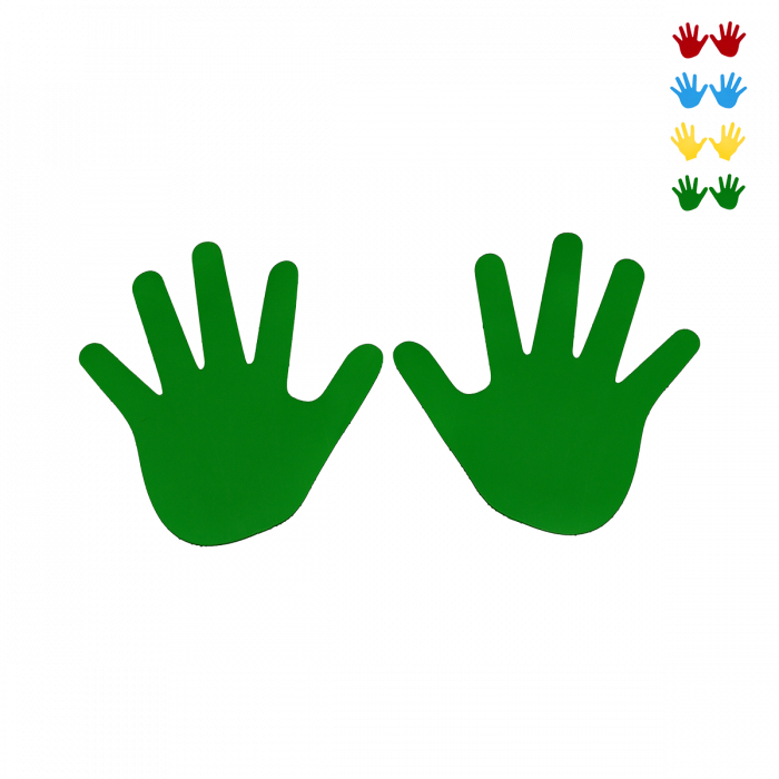 Marker sub forma de mana pereche 2 buc, Rosu [2]