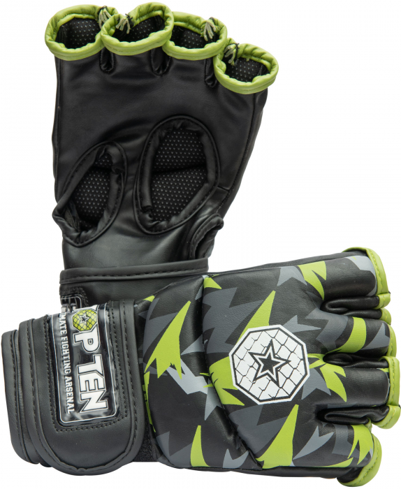MMA gloves “Jungle” - black-green, size S [1]