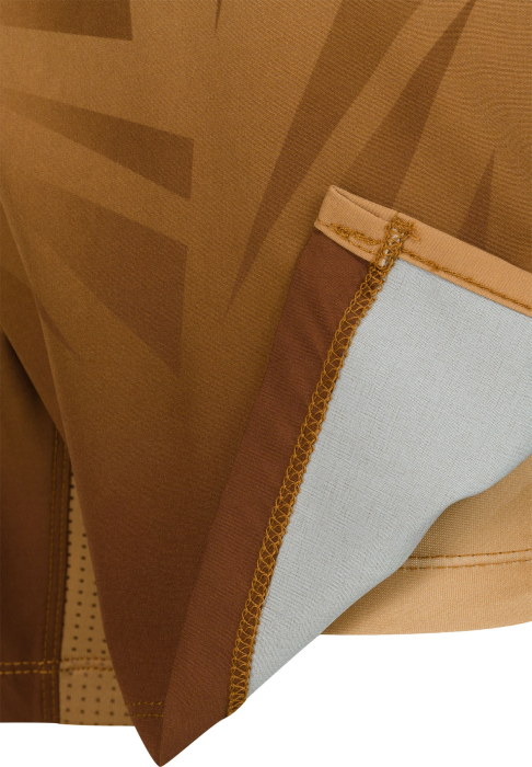 MMA Shorts “Borrado” with inner trousers - brown, size XS = 150cm [5]