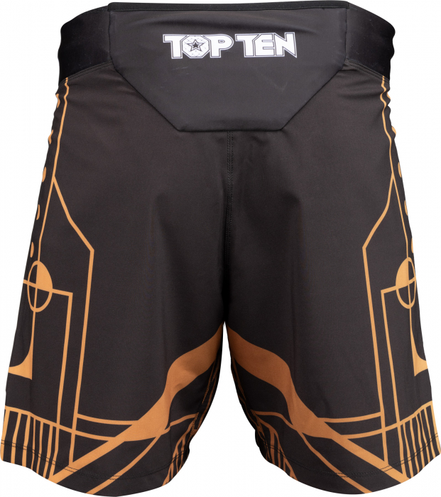 Pantaloni scurti MMA “BRAVE” - Negru-Auriu, marime  XL [4]
