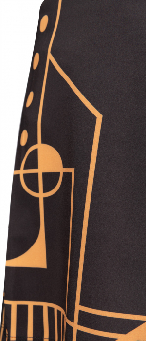 Pantaloni scurti MMA “BRAVE” - Negru-Auriu, marime  XL [6]
