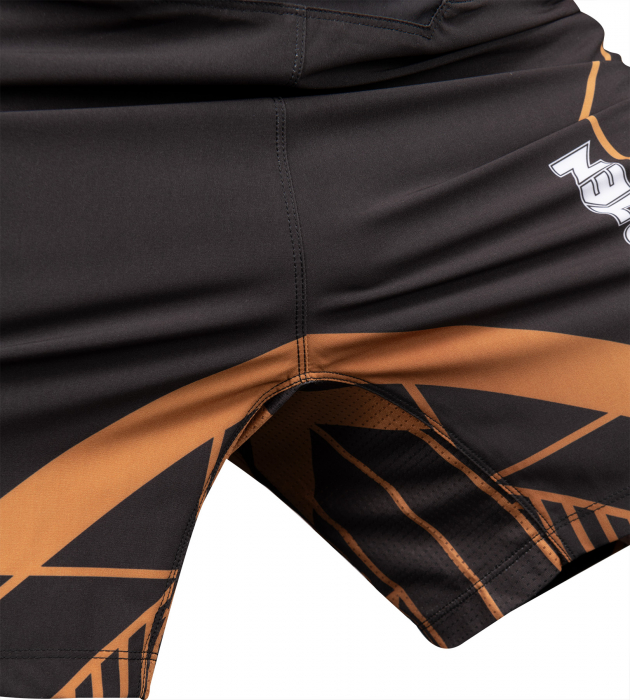 Pantaloni scurti MMA “BRAVE” - Negru-Auriu, marime  XL [16]