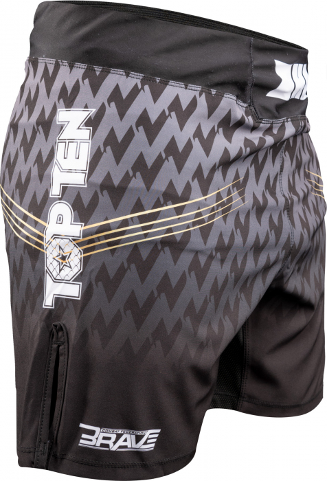 Pantaloni scurti MMA “BRAVE Fight Night” - Negru, Marime M [1]