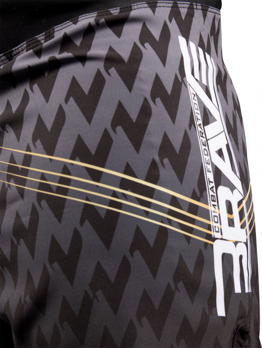 Pantaloni scurti MMA “BRAVE Fight Night” - Negru, Marime S [6]
