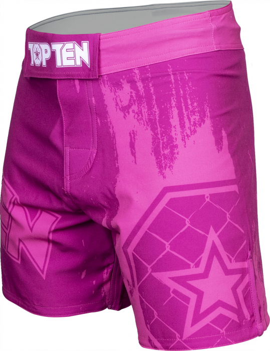 MMA-Shorts “Power Ink” - pink, size M [3]