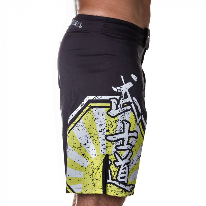 Pantaloni scurți "Sunrise", Top Ten, Negru-Galben, 2XL [6]