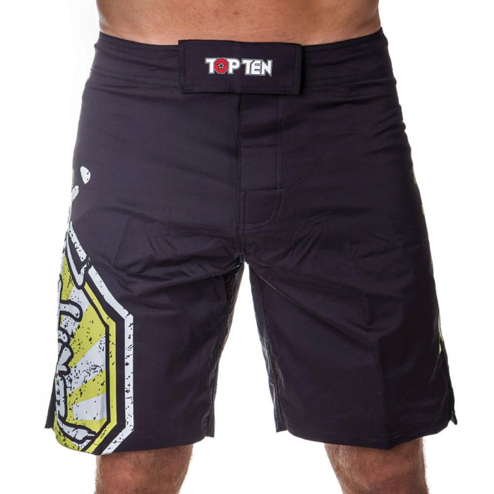Pantaloni scurți "Sunrise", Top Ten, Negru-Galben, 2XL [4]