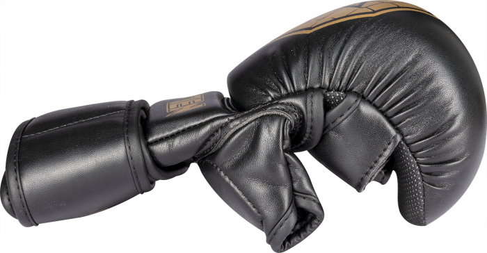 MMA sparring gloves “Contender” - black-gold, size S [3]