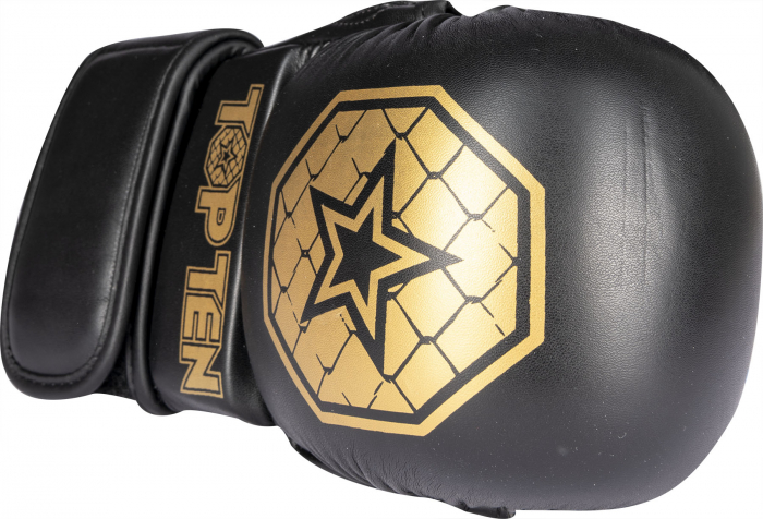 MMA sparring gloves “Contender” - black-gold, size S [2]