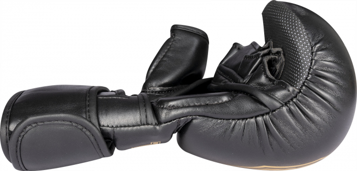 MMA sparring gloves “Contender” - black-gold, size S [4]