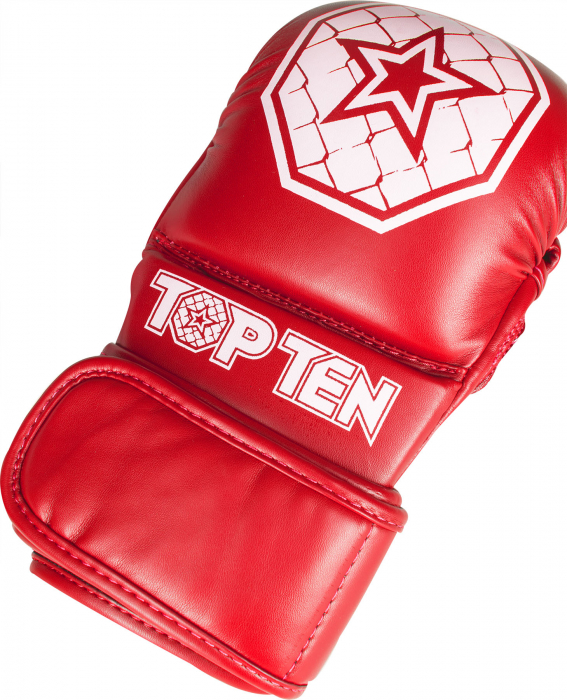 MMA sparring gloves “Contender” - red, size L [8]