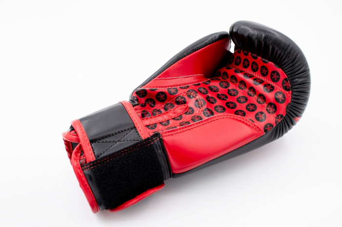 Manusi de box "Warrior", Top Ten Negru, 10oz [2]