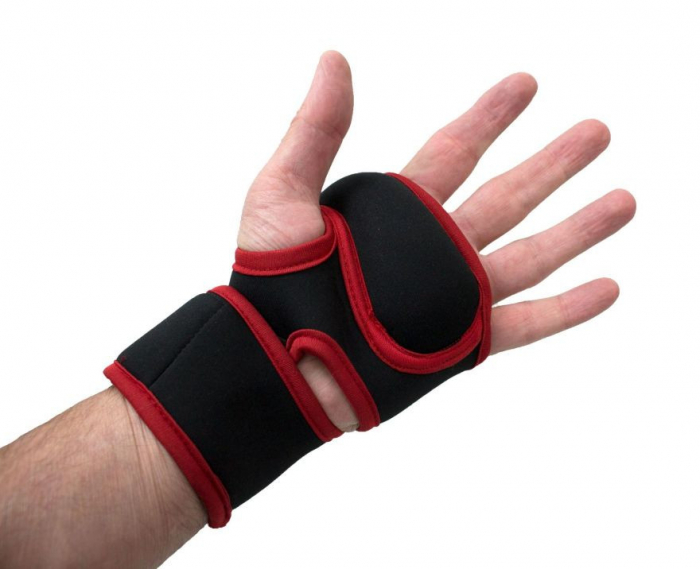 Manusi de antrenament cu greutati "Neopren", Negru, 0,5kg [4]