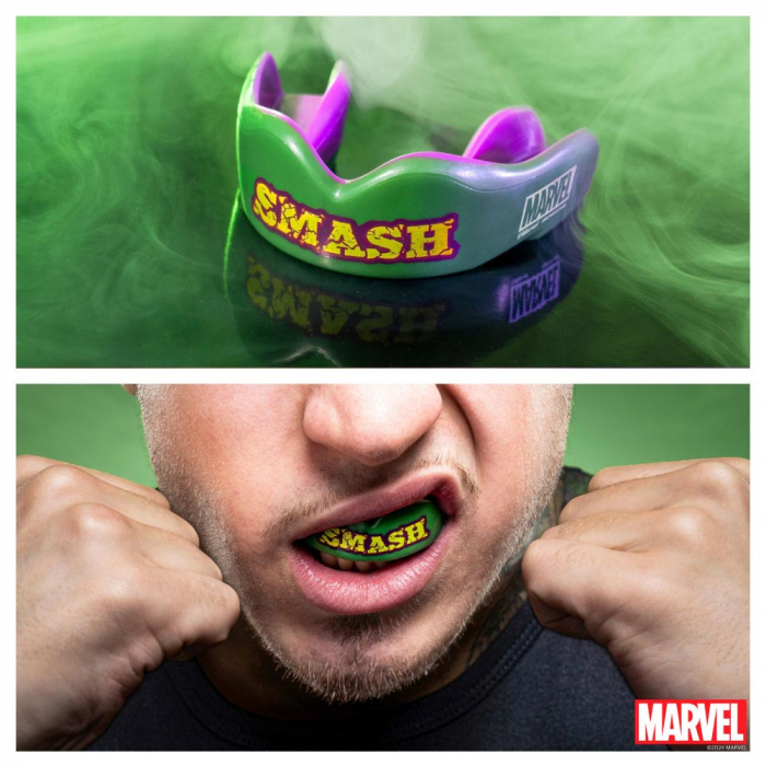 Proteza dentara “Extro Marvel Hulk” - verde-mov, junior [5]