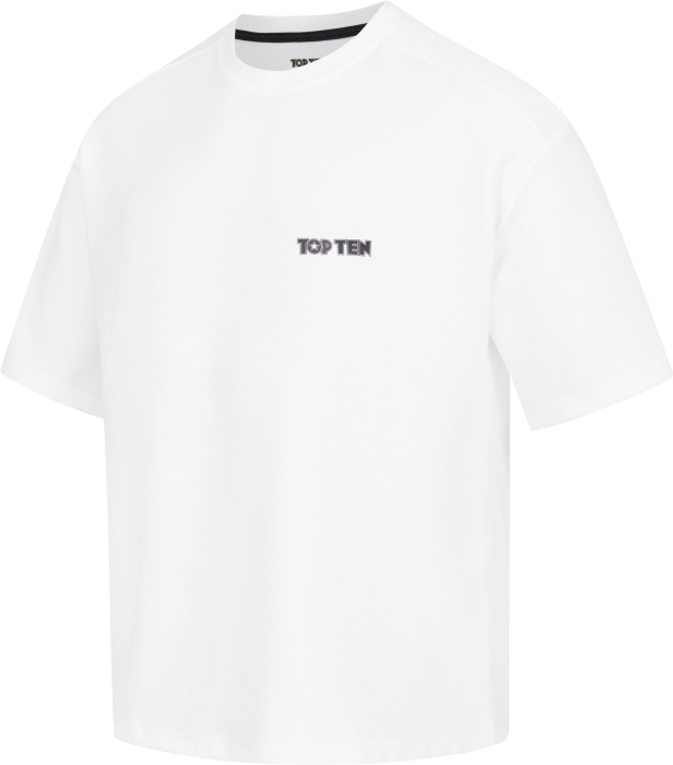 Oversized T-shirt "One More Round" - white, size M [3]