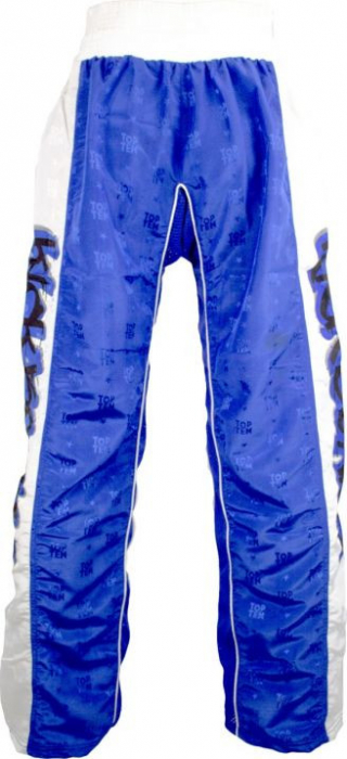 Pantaloni Kickboxing "Graffiti", Top Ten, Albastru, XS [2]