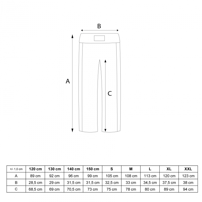 Pantaloni Kickboxing, Manus, Negru-Rosu, 160 cm [8]