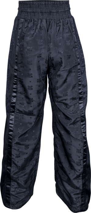 Pantaloni Kickboxing „Mesh”, Top Ten, Negru, 170 cm [5]