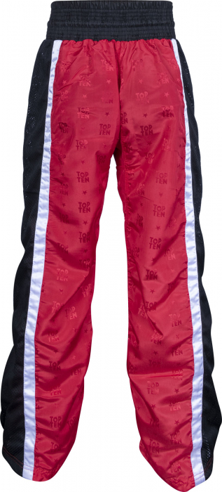 Pantaloni kickboxing „Mesh” - rosu -negru, dimensiunea xxs = 140 cm, pentru copii [5]