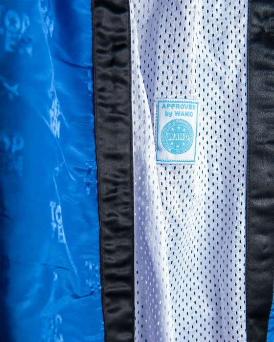 Pantaloni Kickboxing „Mesh”, Top Ten, albastru-alb, 130 cm [5]