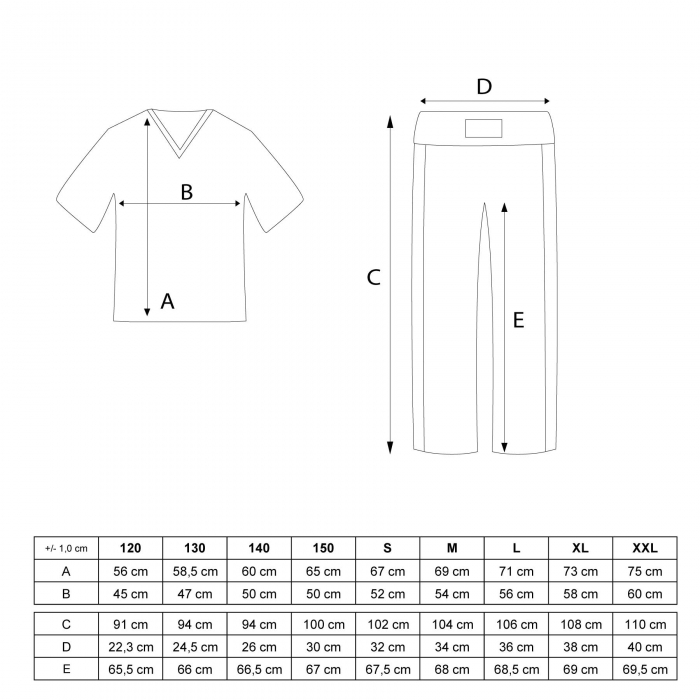 Pantaloni kickboxing „slimfit” , aprobat WAKO - rosu negru, dimensiune m = 170 cm [6]