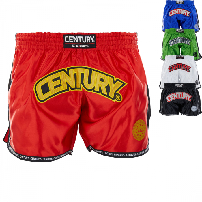 Pantaloni scurti C-GEAR K1/Muay Thai Competition, omologat WAKO, Century, Albastru/Negru, M [2]