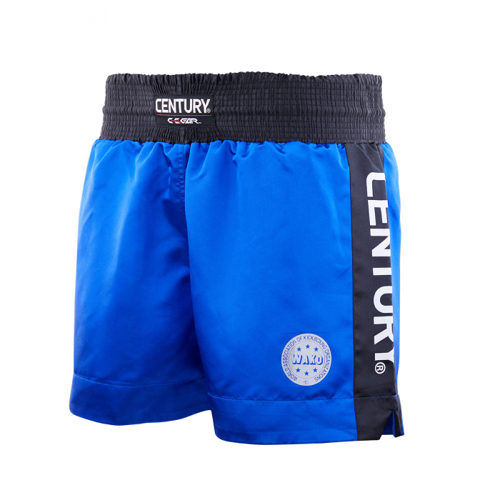 Pantaloni scurti C-GEAR Kickboxing Competition, omologati WAKO, Century, Albastru/Negru, S [4]