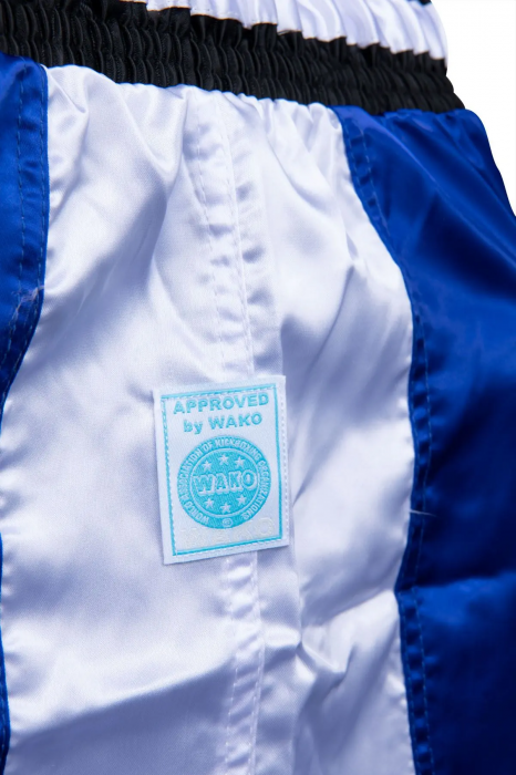 Pantaloni scurti Kickboxing, Top Ten, Kick Light, aprobat WAKO, Albastru, marime XS [2]