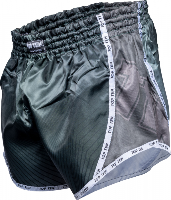 Pantaloni scurti Kickboxing “Vectory”, Top Ten, Verde, XXL [3]
