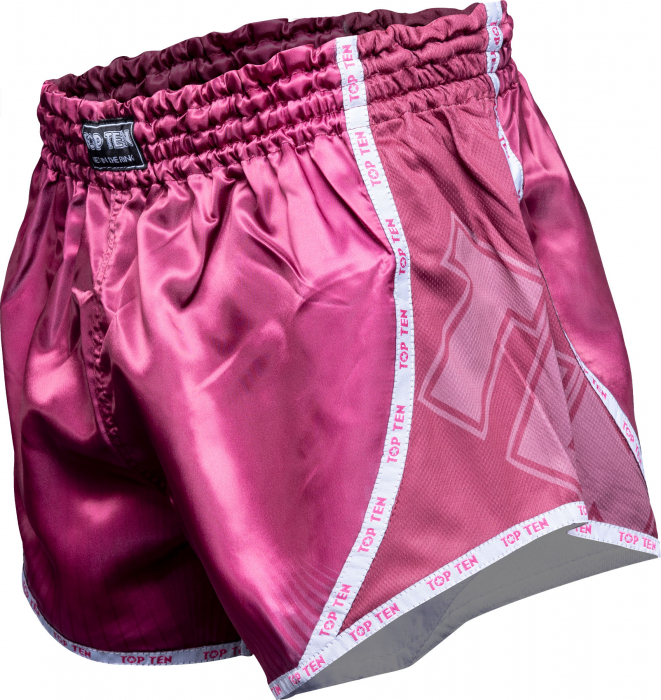 Pantaloni scurti Kickboxing “Vectory”, Top Ten, Roz, XL [3]