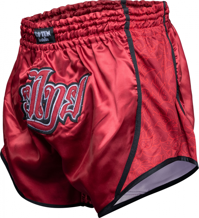 Pantaloni scurti Thaiboxing "Nong Han", Top Ten, Rosu, M [3]