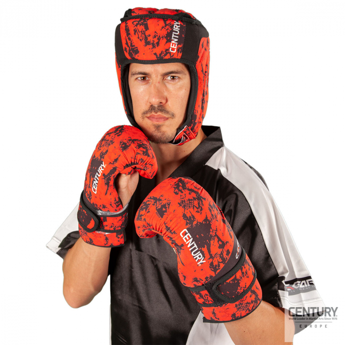 Manusi lavabile Point Fighting  C-GEAR Sport Respect aprobate WAKO  alb-turcoaz S - Copie [6]