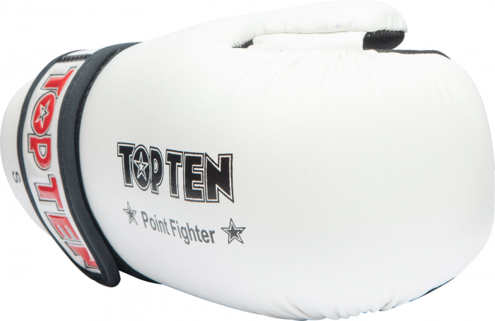 Manusi de kick-boxing, "Point Fighter", aprobate WAKO, Top Ten, Alb, S [3]