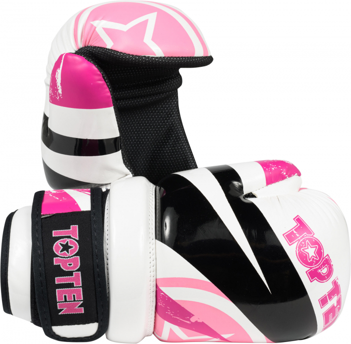Manusi pointfighter “Urban Arts” - roz-alb, marime M [1]